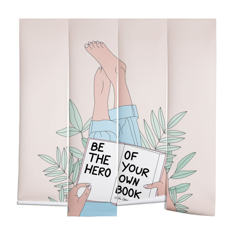 The Optimist Be The Hero Of Your Own Book Wall Mural