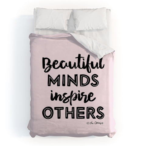 The Optimist Beautiful Minds Inspire Others Duvet Cover