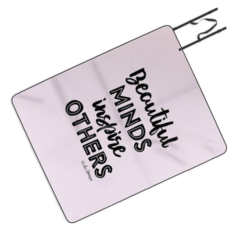 The Optimist Beautiful Minds Inspire Others Picnic Blanket