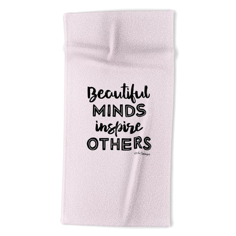 The Optimist Beautiful Minds Inspire Others Beach Towel