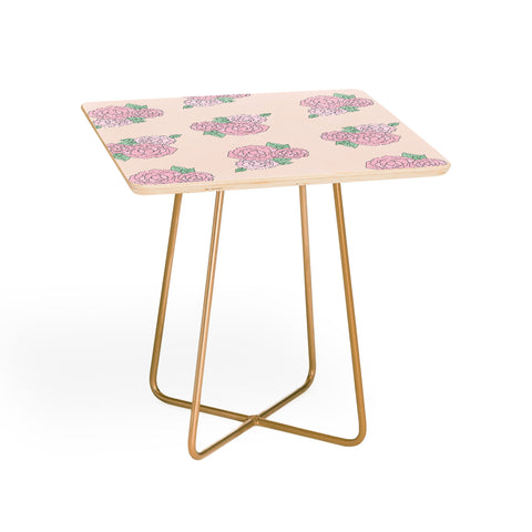 The Optimist Bed Of Roses in Pink Side Table