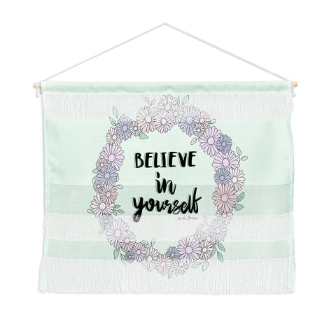 The Optimist Believe In Yourself Quote Wall Hanging Landscape