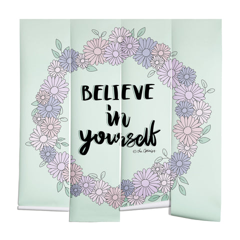 The Optimist Believe In Yourself Quote Wall Mural