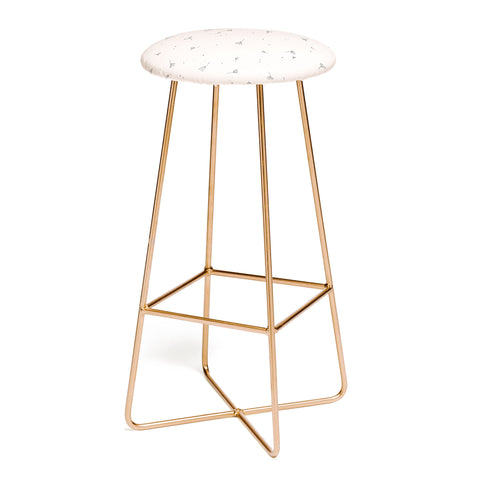 The Optimist Blowing In The Wind Beige Bar Stool