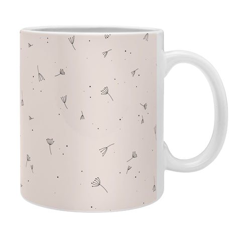 The Optimist Blowing In The Wind Beige Coffee Mug