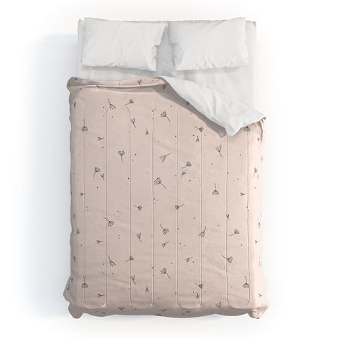 The Optimist Blowing In The Wind Beige Comforter