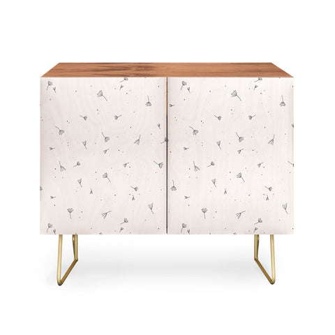 The Optimist Blowing In The Wind Beige Credenza