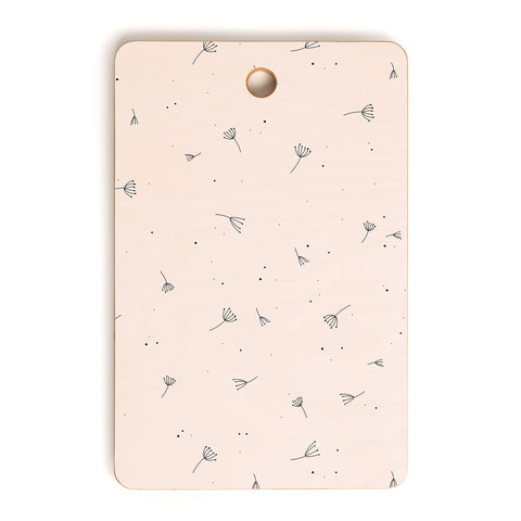 The Optimist Blowing In The Wind Beige Cutting Board Rectangle