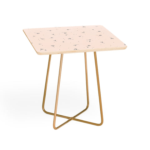 The Optimist Blowing In The Wind Beige Side Table