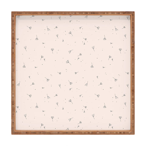 The Optimist Blowing In The Wind Beige Square Tray