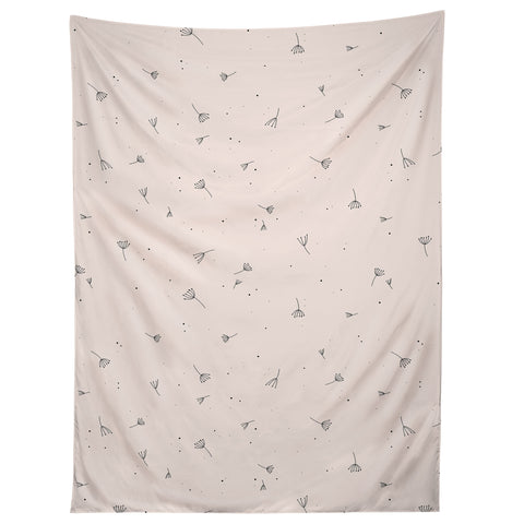 The Optimist Blowing In The Wind Beige Tapestry