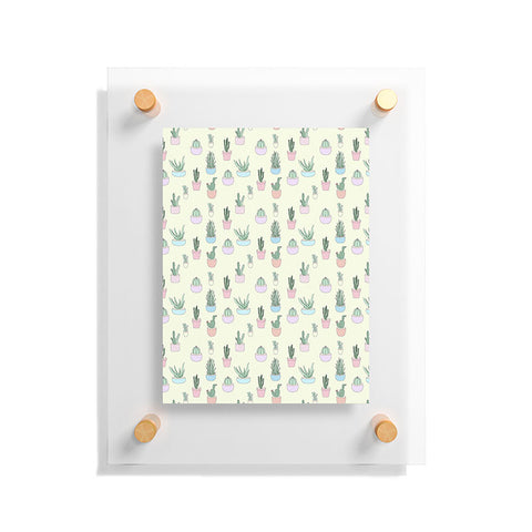 The Optimist Cactus All Over Floating Acrylic Print