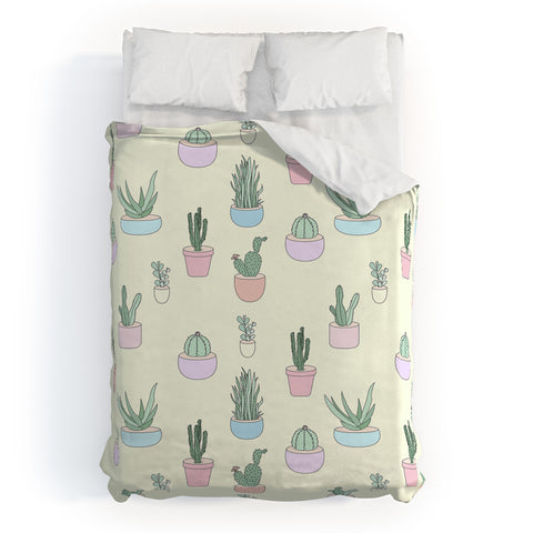 The Optimist Cactus All Over Duvet Cover