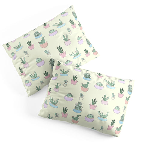 The Optimist Cactus All Over Pillow Shams