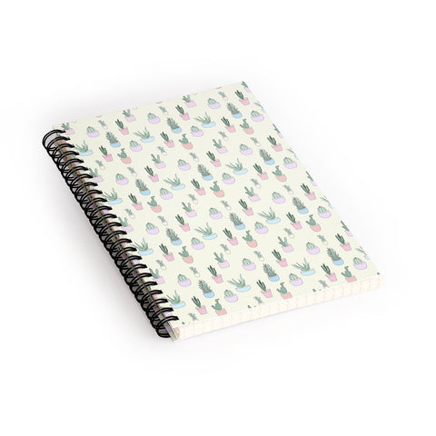 The Optimist Cactus All Over Spiral Notebook