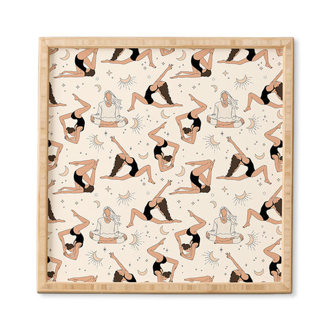 The Optimist Dance Of The Spirit Pattern Framed Wall Art