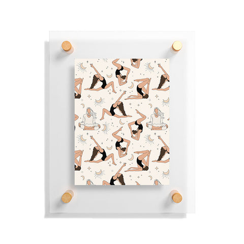 The Optimist Dance Of The Spirit Pattern Floating Acrylic Print