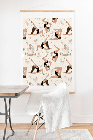 The Optimist Dance Of The Spirit Pattern Art Print And Hanger