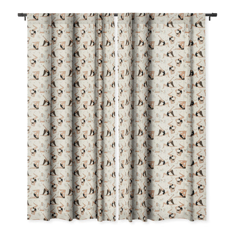 The Optimist Dance Of The Spirit Pattern Blackout Window Curtain
