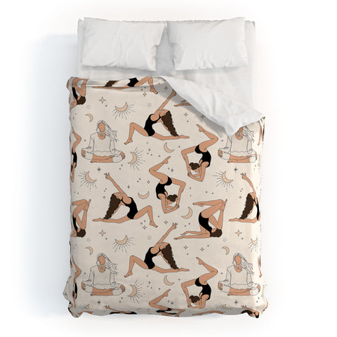 The Optimist Dance Of The Spirit Pattern Duvet Cover