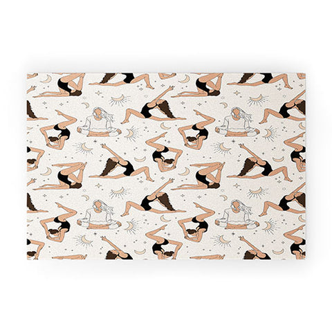 The Optimist Dance Of The Spirit Pattern Welcome Mat