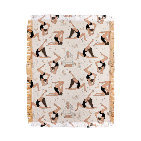 The Optimist Dance Of The Spirit Pattern Throw Blanket
