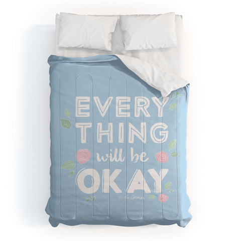 The Optimist Everything Will Be OK Comforter