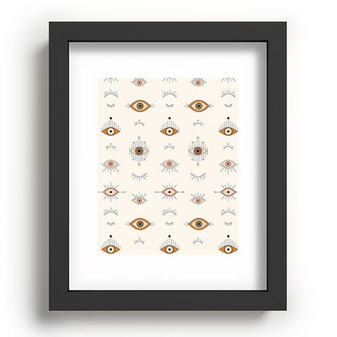 The Optimist Evil Eye Magic Pattern Recessed Framing Rectangle