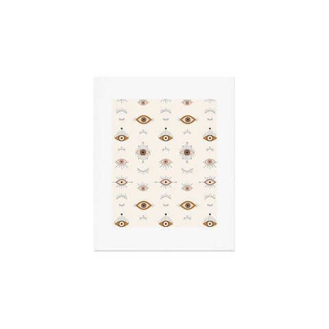 The Optimist Evil Eye Magic Pattern Art Print