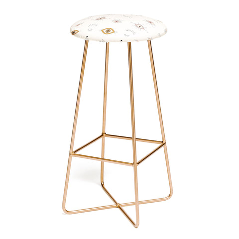 The Optimist Evil Eye Magic Pattern Bar Stool