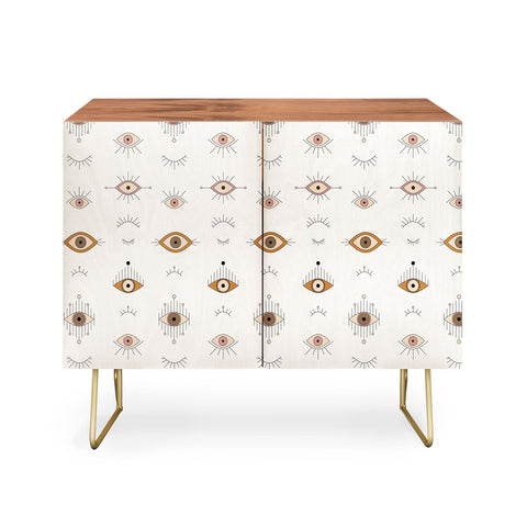 The Optimist Evil Eye Magic Pattern Credenza