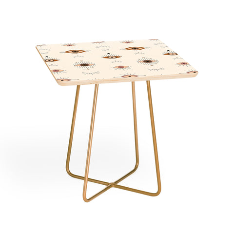 The Optimist Evil Eye Magic Pattern Side Table