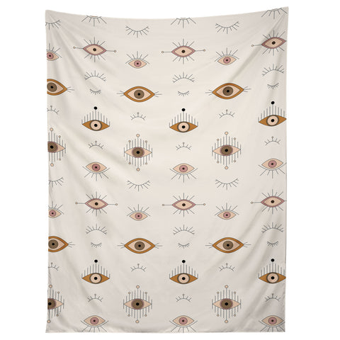 The Optimist Evil Eye Magic Pattern Tapestry