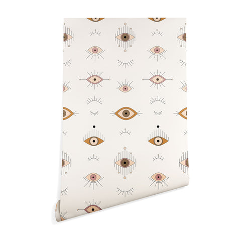 The Optimist Evil Eye Magic Pattern Wallpaper