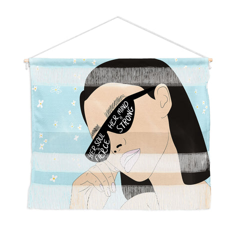 The Optimist Fierce Brave And Strong Wall Hanging Landscape