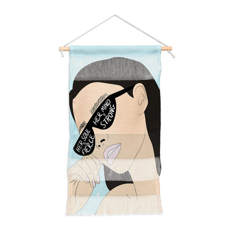 The Optimist Fierce Brave And Strong Wall Hanging Portrait