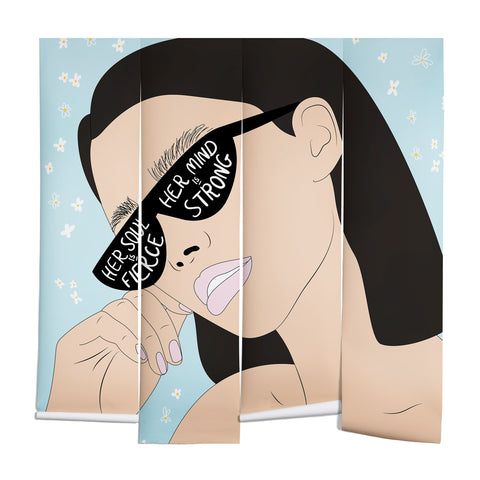 The Optimist Fierce Brave And Strong Wall Mural