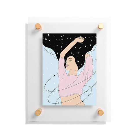 The Optimist Fight Your Storm Floating Acrylic Print