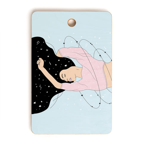 The Optimist Fight Your Storm Cutting Board Rectangle