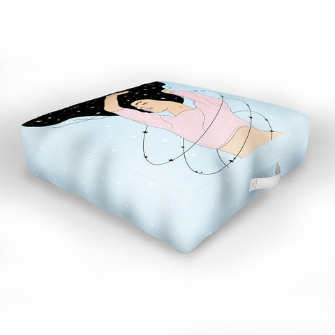 The Optimist Fight Your Storm Outdoor Floor Cushion