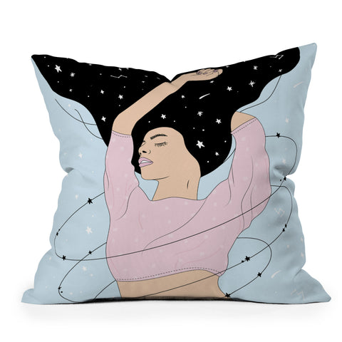 The Optimist Fight Your Storm Throw Pillow