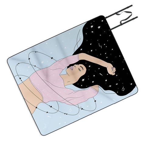 The Optimist Fight Your Storm Picnic Blanket