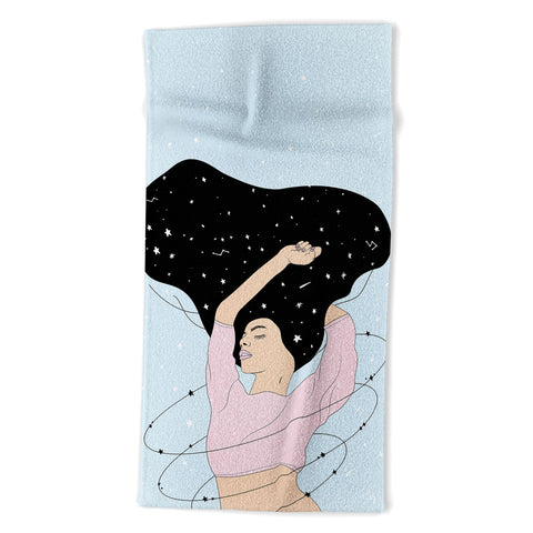 The Optimist Fight Your Storm Beach Towel