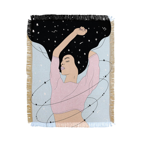 The Optimist Fight Your Storm Throw Blanket