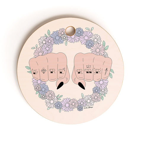 The Optimist Girl Power 2018 Cutting Board Round