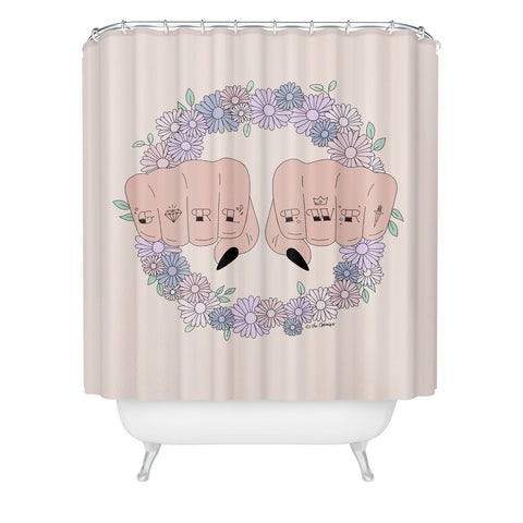 The Optimist Girl Power 2018 Shower Curtain