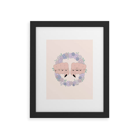 The Optimist Girl Power 2018 Framed Art Print
