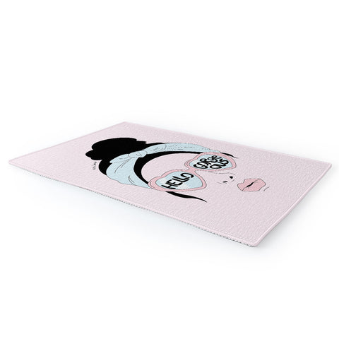 The Optimist Hello Gorgeous in Pink Area Rug