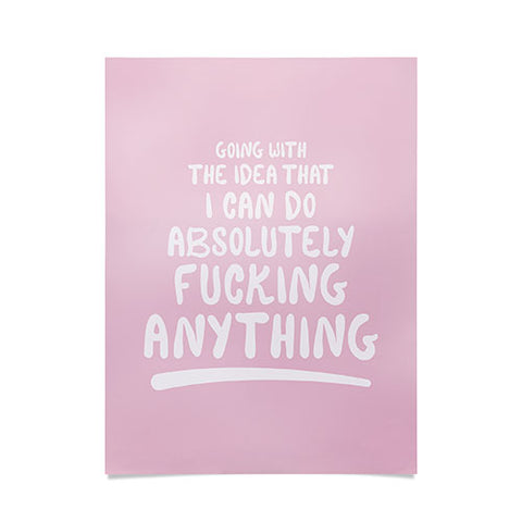 The Optimist I Can Do Anything Poster