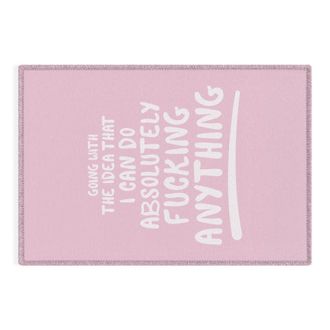 The Optimist I Can Do Anything Outdoor Rug